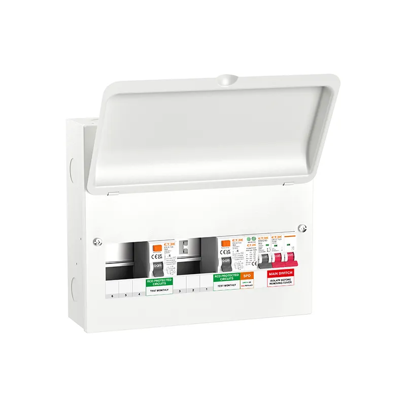 EKDB16S-I2RS — Dual RCD Consumer Unit with SPD & Pre-fitted MCB — 14 to 24 Ways