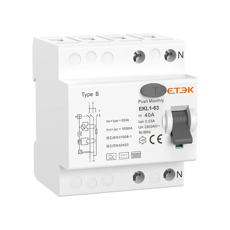 EKL1-63B — Type B Residual Current Circuit Breaker