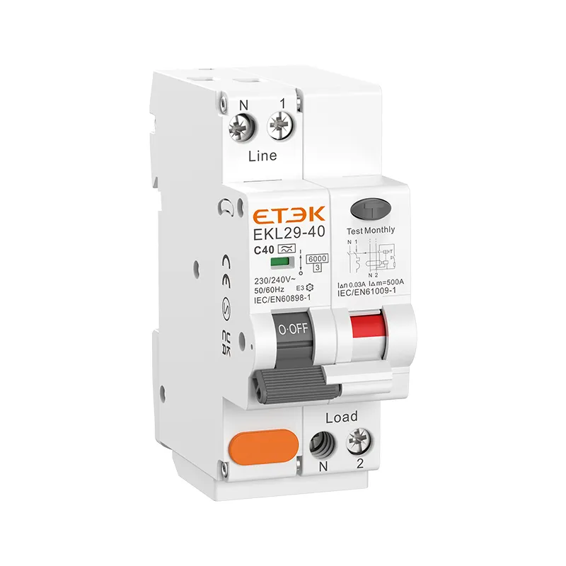 EKL29-40 — Electronic Type Residual Current Circuit Breaker with Overcurrent Protection