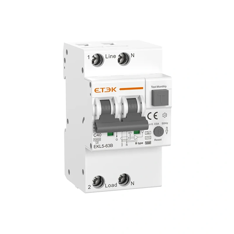 EKL5-63B — Type B Residual Current Circuit Breaker with Overcurrent Protection (RCBO)