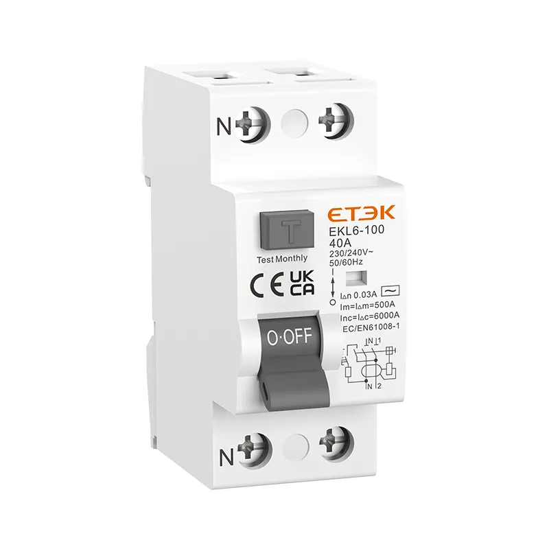 EKL6-100 — Magnetic Type Residual Current Circuit Breaker (RCCB)