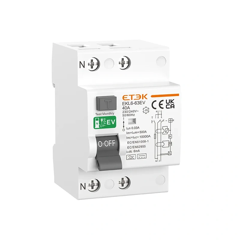 EKL6-63EV — Type EV (A+DC6mA) Residual Current Device