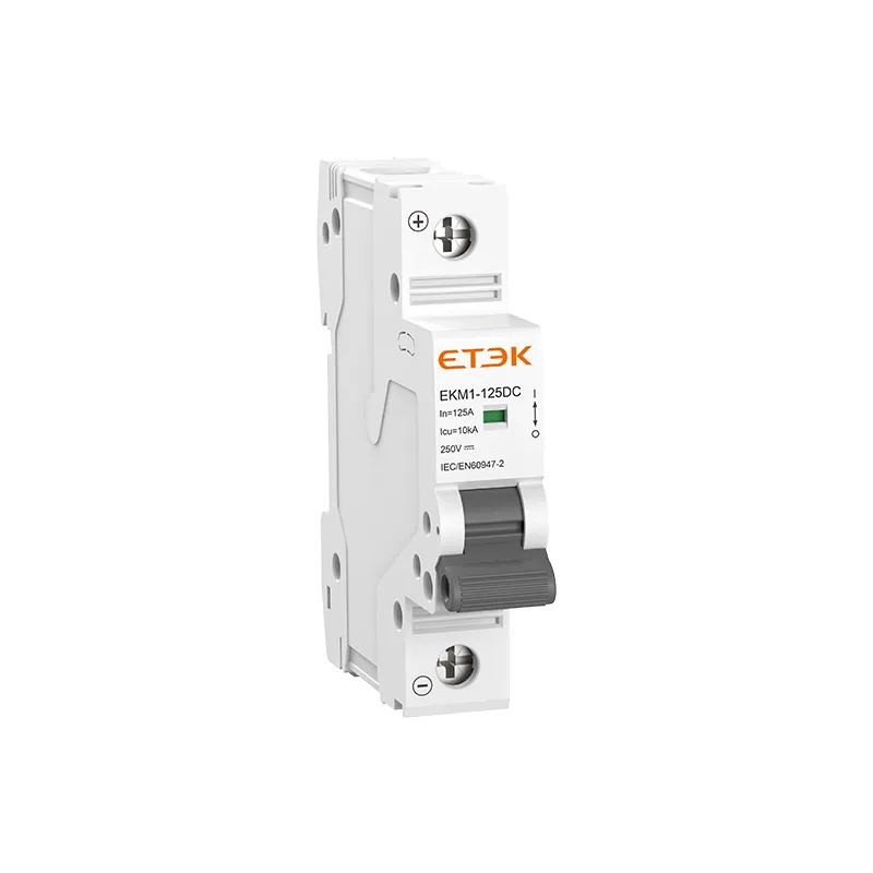 EKM1-125DC — 10kA DC MCB for DC power distribution system